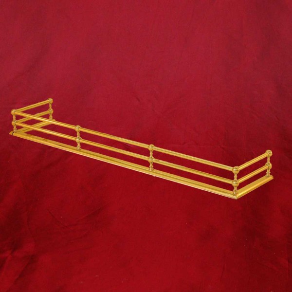Twisted Rail Brass Fender Northshore Fireplace