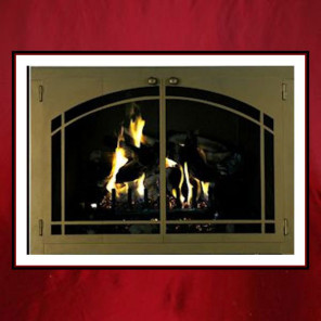Custom Fireplace Glass Door