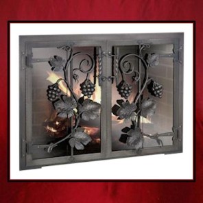 Custom Fireplace Glass Door