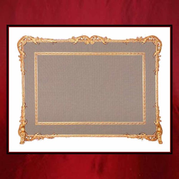 Antq Reproduction Single Panel Screen Northshore Fireplace