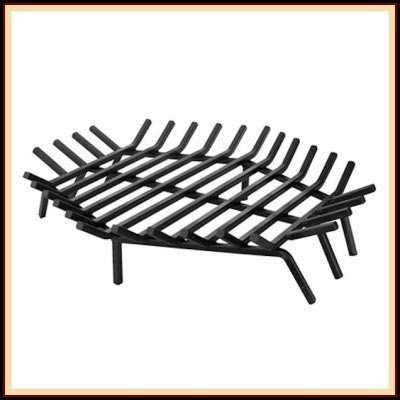 multi sided fireplace grate