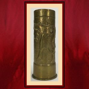 WWI Trench Art Match Holder
