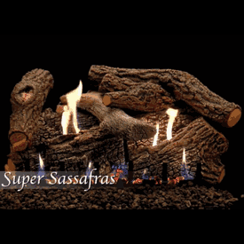 Super Sassafras Vent-Free Gas Logs